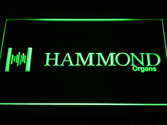 c091 Hammond Organs Keyboards Speaker LED Neon Light Signs with On/Off Switch 20+ Colors 5 Sizes to choose