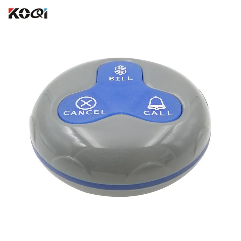 100% Waterproof Guest Buzzer Bell System 8PCS Waiter Caller Beeper for Restaurant Cafe Service Equipments K-O3