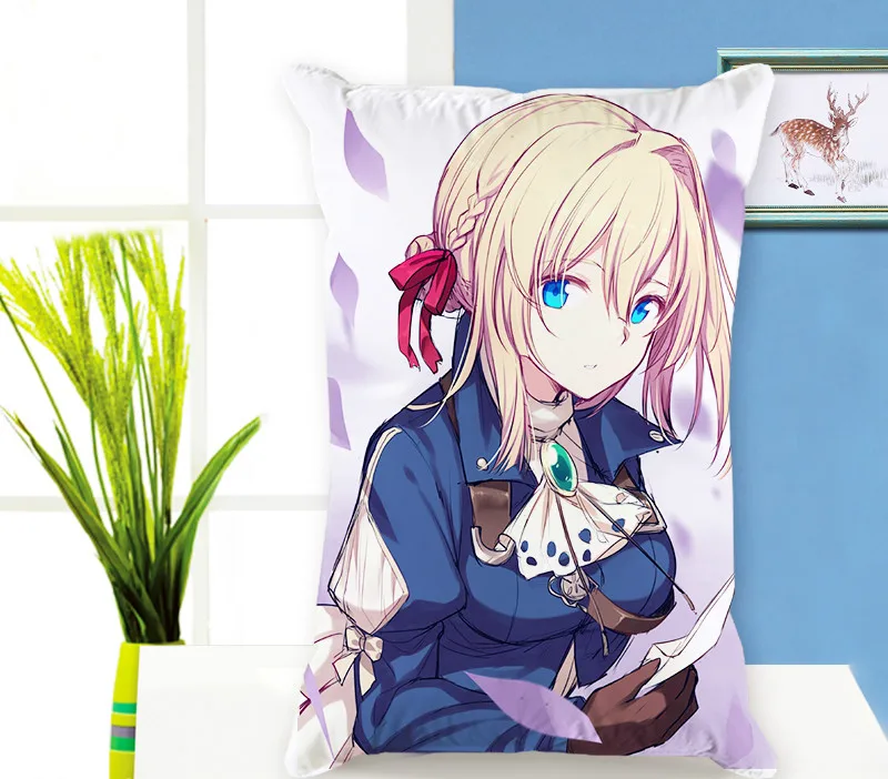 Japanese Anime dakimakura case Violet Evergarden Rectangle Pillow Case Pillowcase christmas pillow covers  pillow cover cosplay