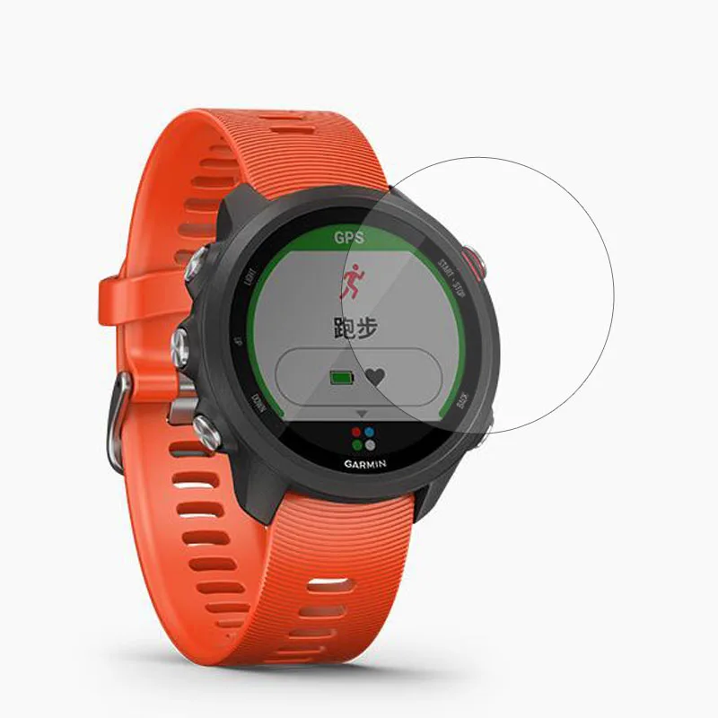 Tempered Glass Protective Film Guard For Garmin Forerunner 245/245M Music FR245 Watch Smartwatch Display Screen Protector Cover