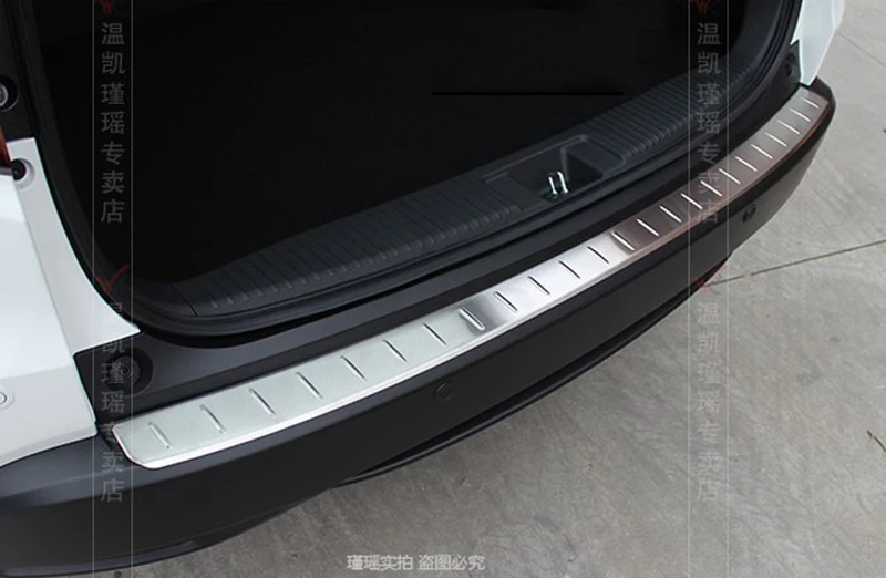Fit For Honda HRV HR-V Vezel 2014 2015 2016 Stainless Steel Outer Rear Bumper Sill Trunk Pedal Protective Cover 1Pcs Car Styling