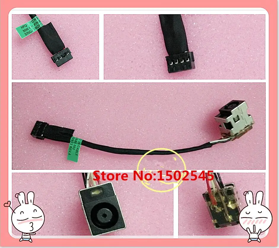 

Laptop Power Interface Cable For HP 4440S 4441S 4445S 4446S 4540S 4541S 4545S 4546S DC jack Power Interface 676706-YD1