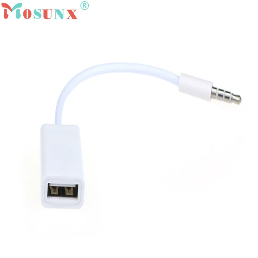 Immunity 3.5mm AUX Auxiliary Audio Jack Into The USB Converter Cable High Quality Hot Selling Accessories