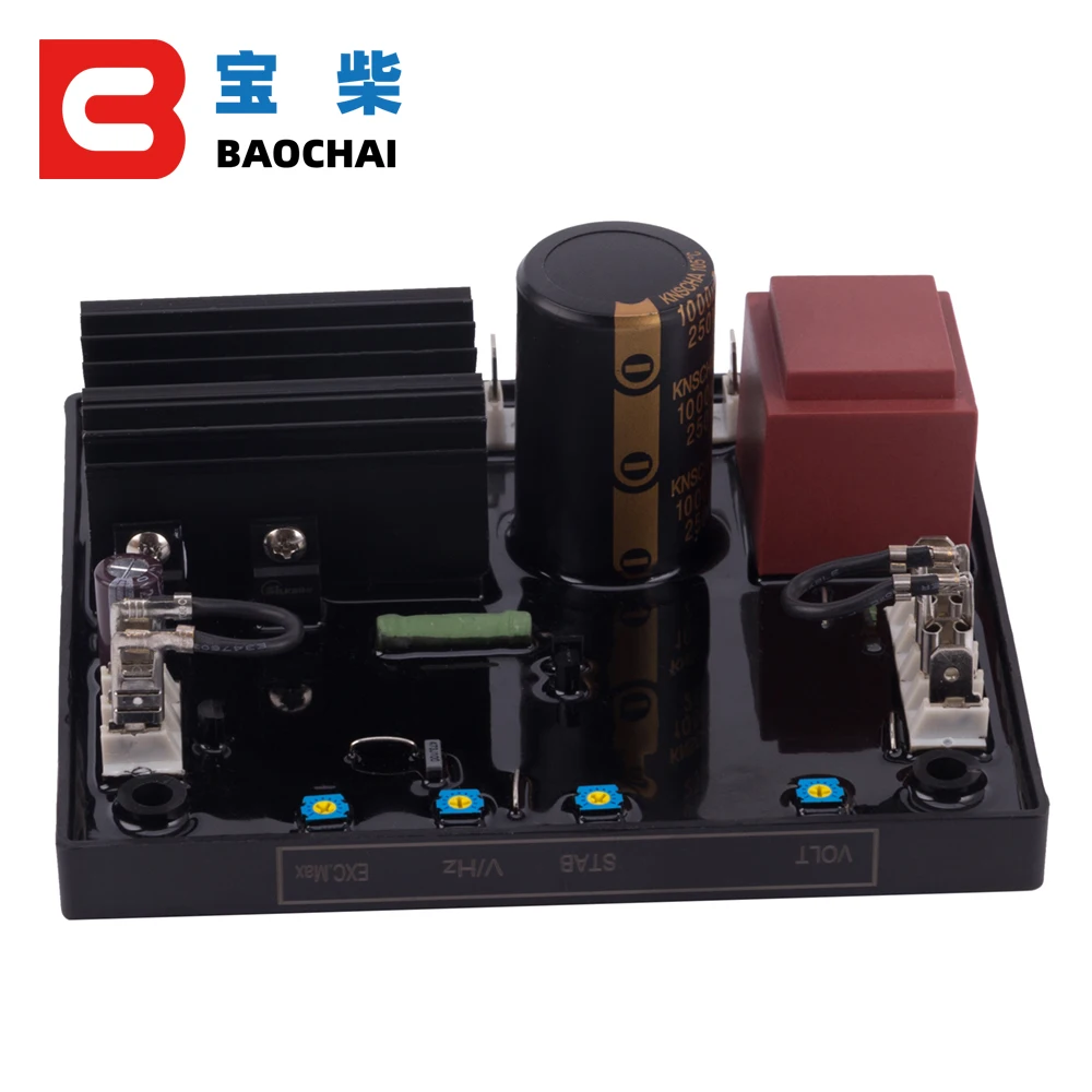 Imagem -06 - Avr R438 Controlador de Tensão Automático Regulador Estabilizador Fase Ajustável Controlador Atual para Gerador Diesel Novo