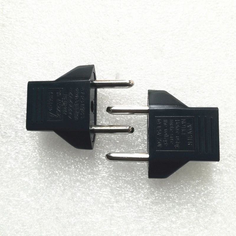 2 Buah Colokan US Ke EU Travel Charger Adapter Plug Outlet Converter International Plug Adapter 125/250V 6A