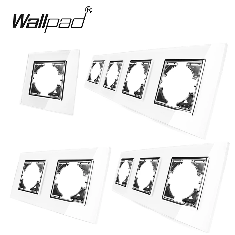 DIY Glass Frame for L6 Module EU Sandard Temepred Glass Frame Wallpad L6 Series