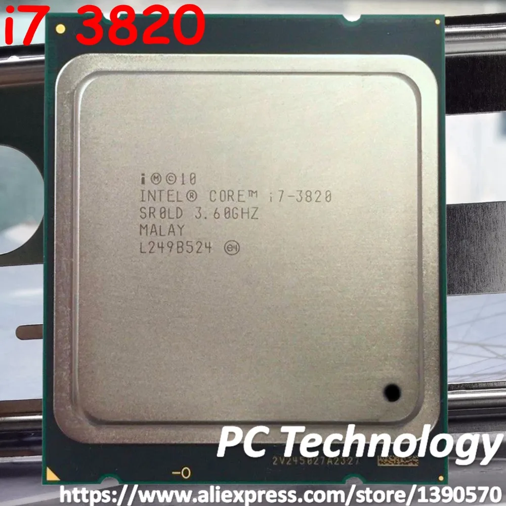 Imagem -01 - Processador Intel-core i7 3820 I73820 Cpu Desktop Quad-core 3.60ghz 10mb 32nm Lga2011