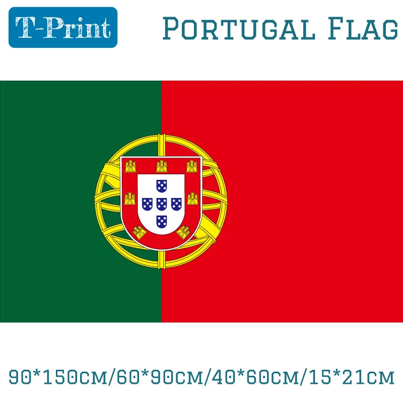 

Portugal Flags and Banners 90*150cm/60*90cm/40*60cm 3x5ft National Flag National Day / Sports games meet Flag Banner Decoration