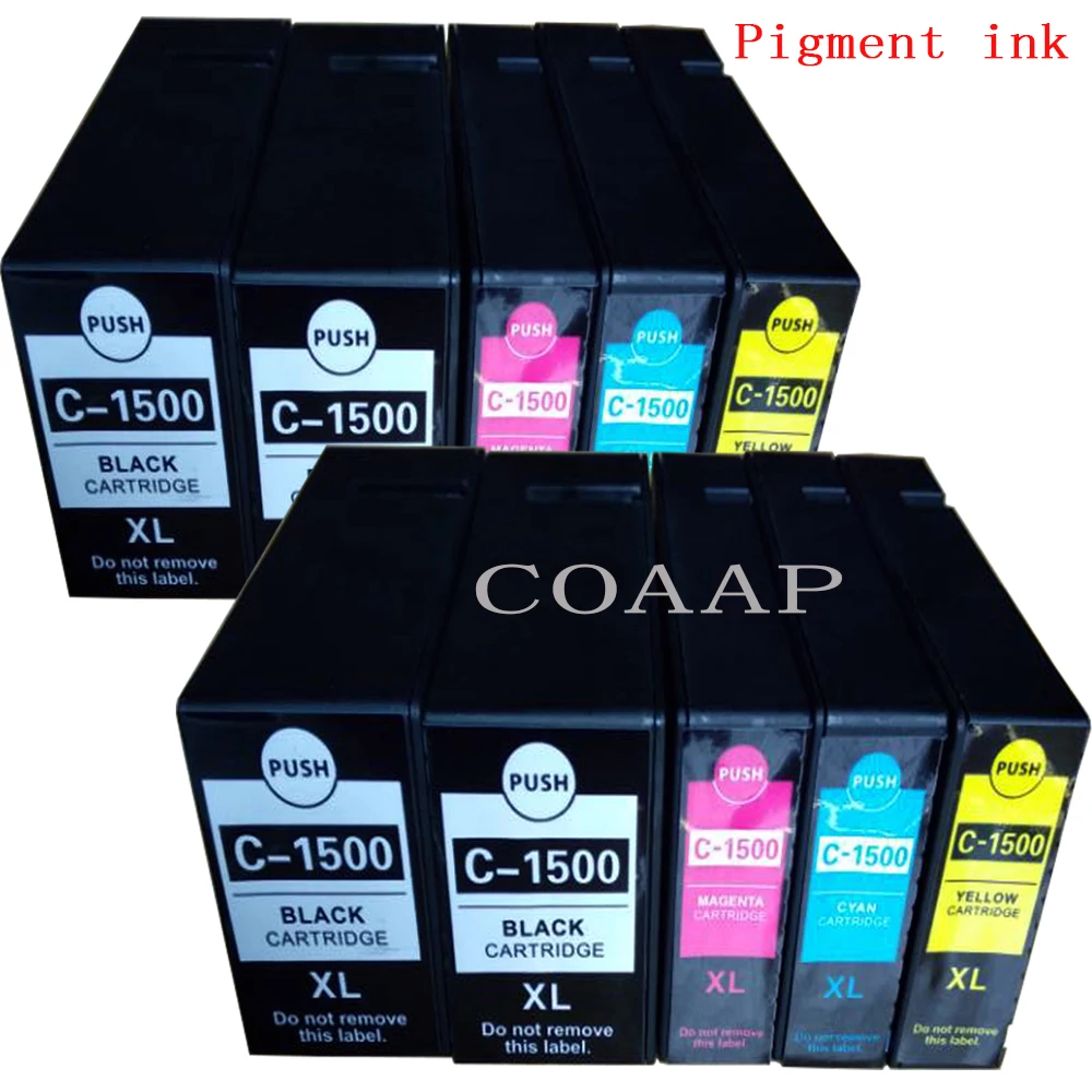 Compatible pigment ink For Canon PGI 1500 1500XL MAXIFY MB2050 MB2000 MB2300 MB2350 MB2357 MB2750 printers Cartridge with chip