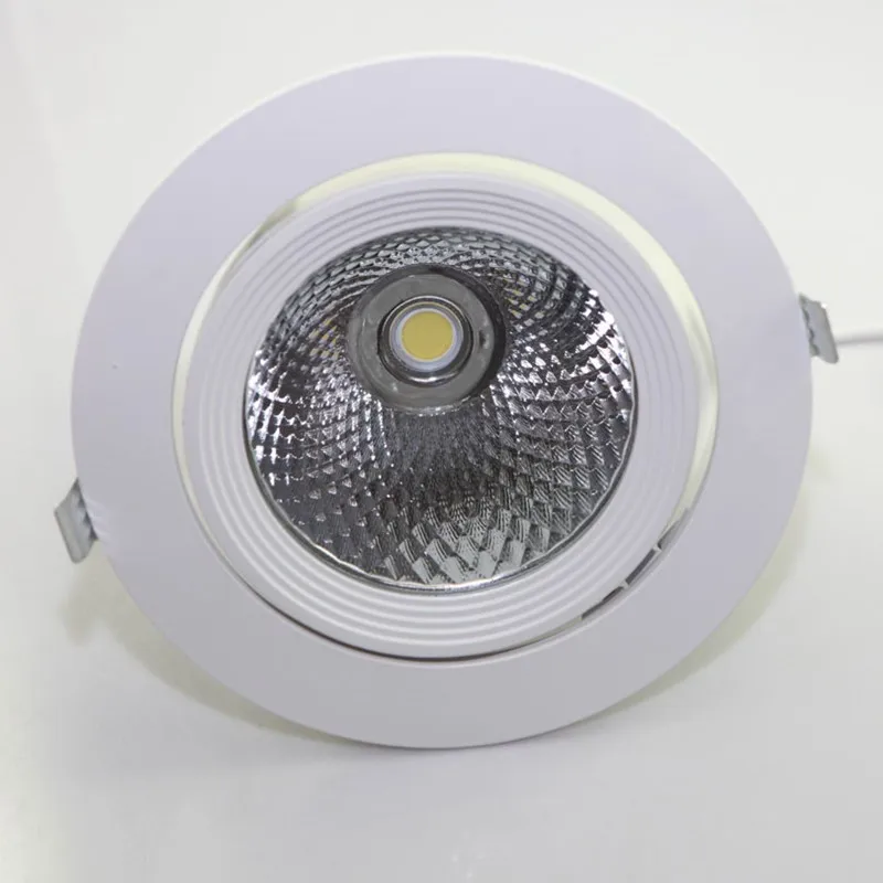 Imagem -03 - Holofote Embutido para Teto Led 25w 40w Ajustável Rotação 40w Regulável 110v 220v Alta Qualidade