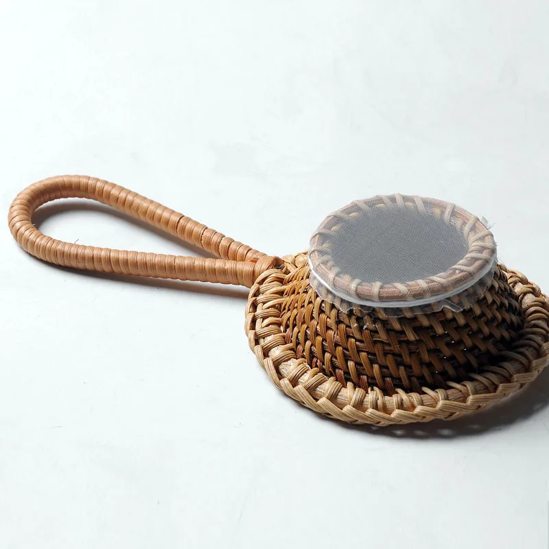 Arts Rattan Tea Filter Mesh Infuser Coffee Herb Spice strainer Diffuser Tea ceremony Tools Accessories,for pu'erh/puer/white tea