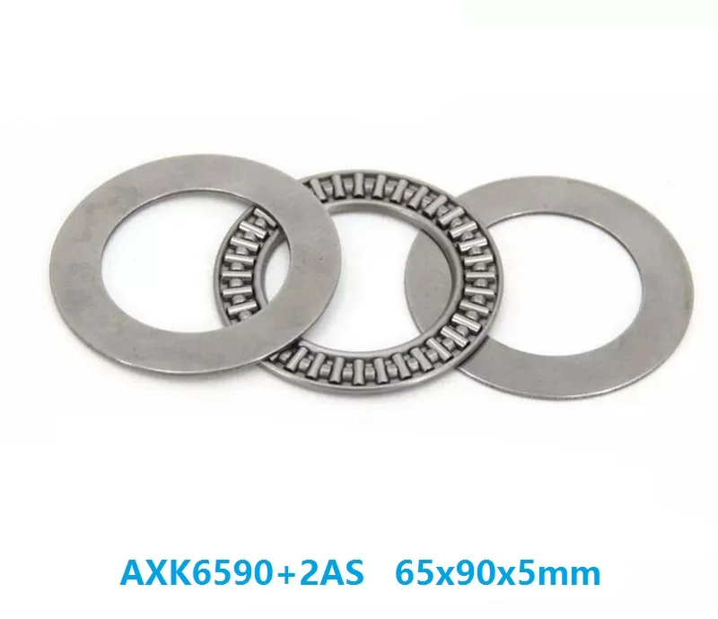 10pcs/lot AXK6590+2AS Plane Thrust Need Roller Bearing 65x90x5mm needle roller cage assemblies 65*90*5mm