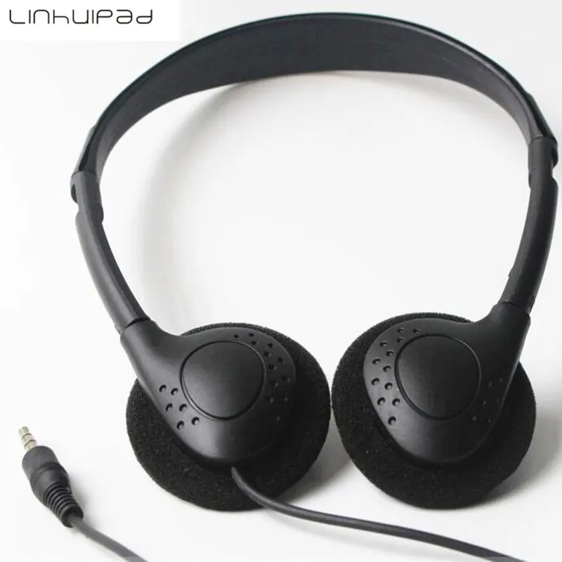 

Flexibility disposable headsets bulk quantity earphone headphones suited for plant tours, museums, schools, labs 100pcs/lot