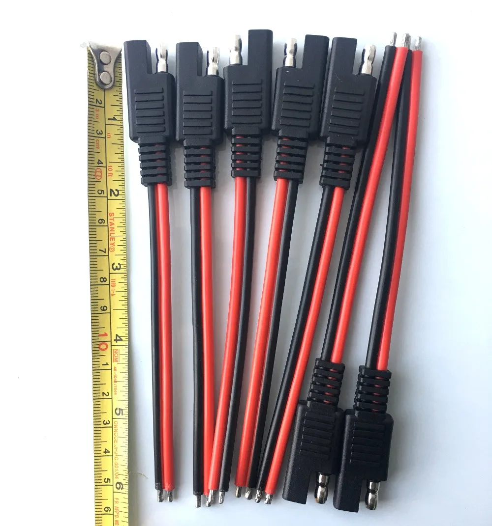 5 pcs x 14 AWG  Wire SAE Cable Connector DC Power Automotive cable DC Extension Cord 150mm DIY Cable