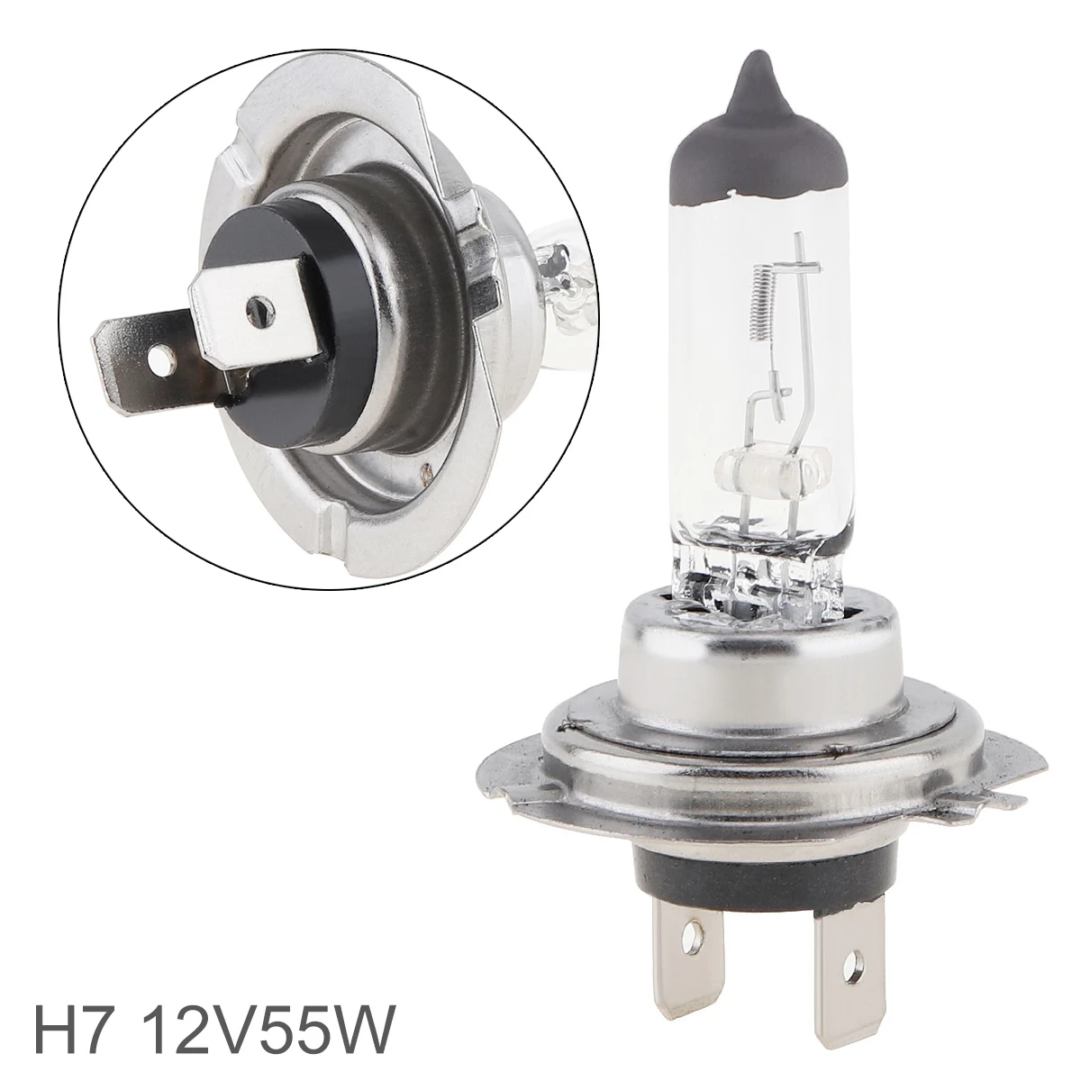 

12V H7 Car Halogen Lamp 55W 5000K White Clear Light Super Bright Auto Front Headlight Fog Bulb Car Styling Parking Universal