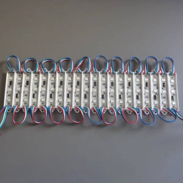 full color 75*15mm 3LEDs UCS1903 rgb pixel led module light;full color 3pcs SMD 5050 RGB LED Modules,DC12V input;Waterproof IP68