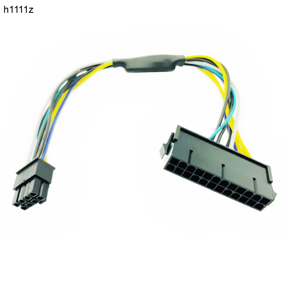 Cable de alimentación para Dell, adaptador de placa base ATX 24P a 8P, 30cm, 24 Pines, 8Pin, Optiplex 3020, 7020, 9020, ATX