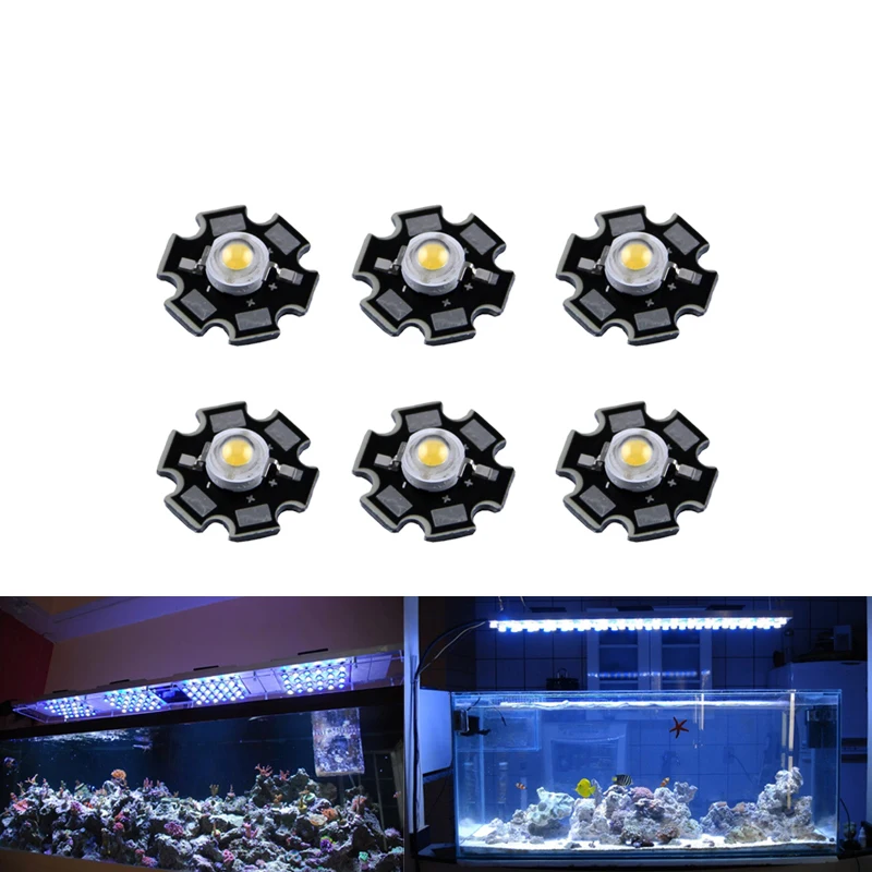 1pcs/lot Epistar 3w led chips bulb diode lamp 3000k 6000k 10000k 440nm 620nm 660nm for aquarium led light led grow light