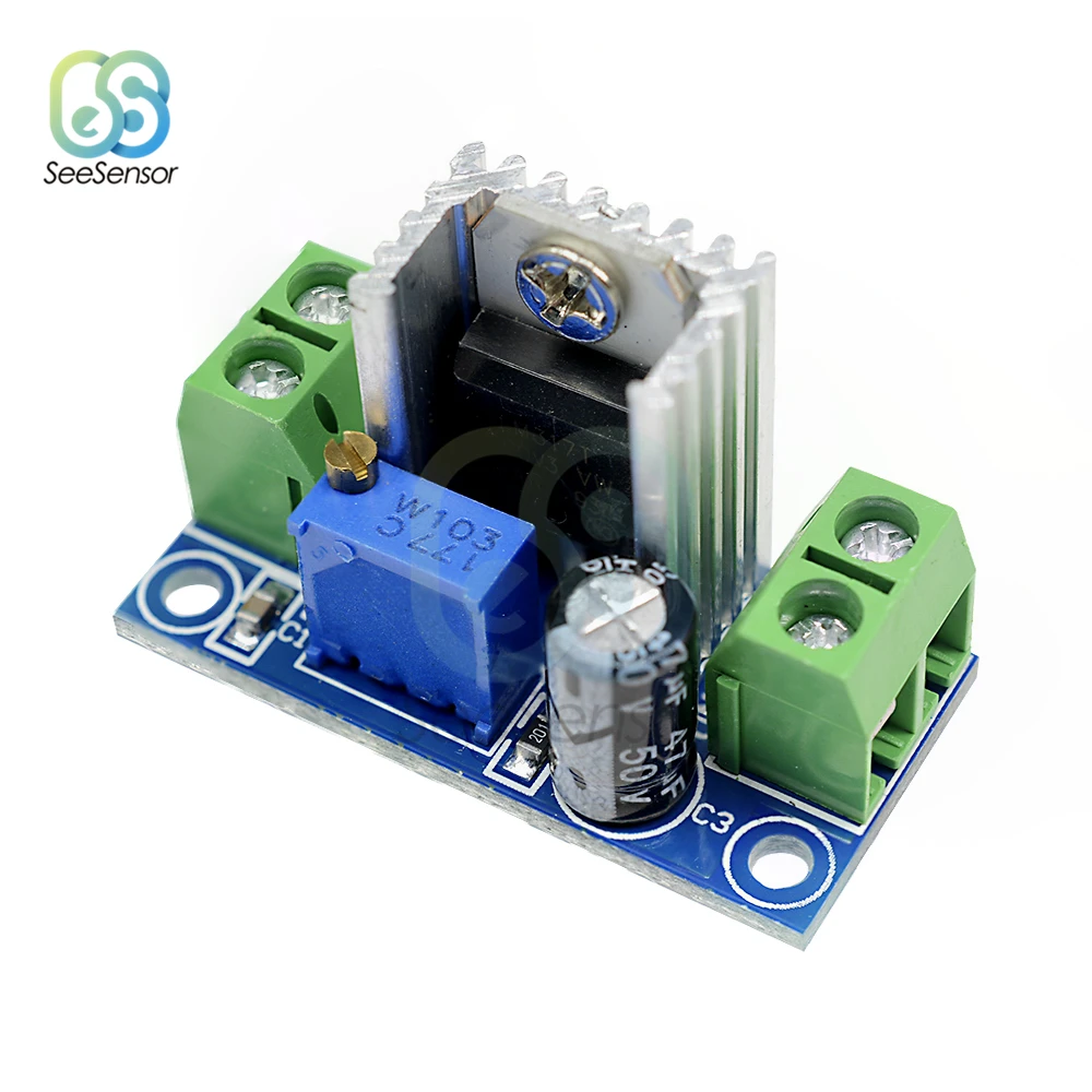 LM317 Adjustable Voltage Linear Regulator Power Supply Module DC-DC 4.2-40V To 1.2-37V Step Down Buck Converter Board