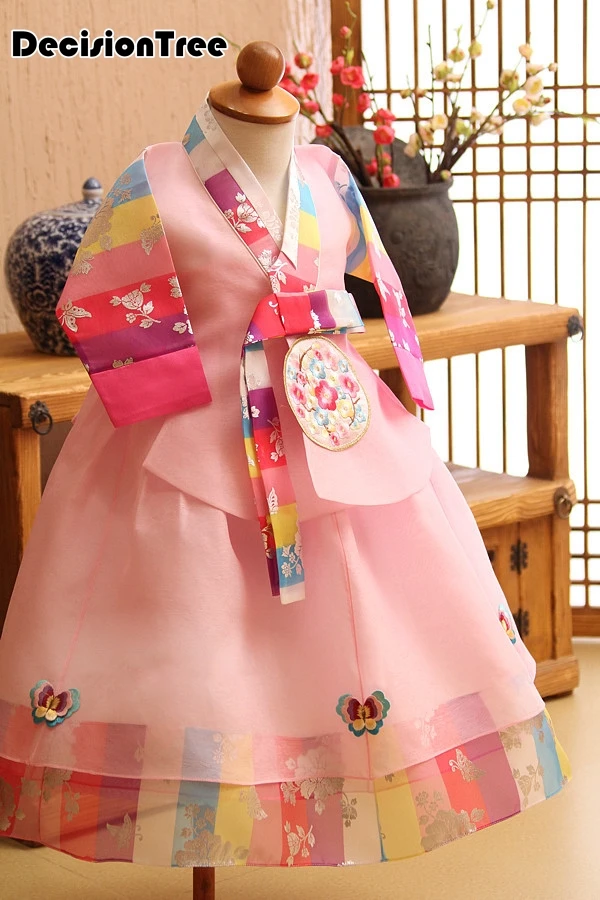 2021 new korean traditional dress for children korean wedding hanbok kids hanbok korean dress boys girls korea hanbok