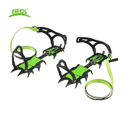 BRS Climbing  Fourteen Teeth 25/40mm Ice Crampons Winter Snow Boot Shoe Covers Gripper Manganese Steel Ice Grippers Crampon