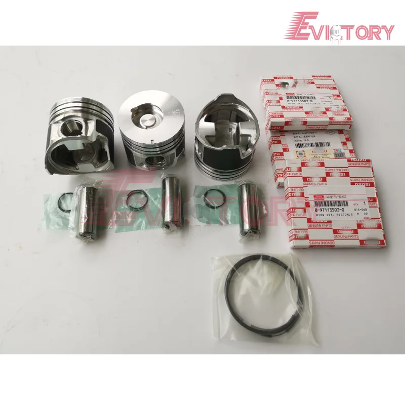 For Hiatch ZAXIS35U excavator 3LD2 piston +piston ring set genuine