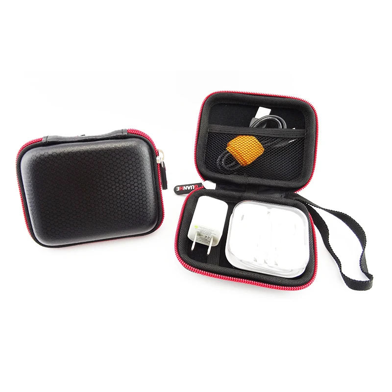 GUANHE New Hard Case Storage Bag SD Card Holder Earphone Earbud USB Flash Drive Bag mini hdd