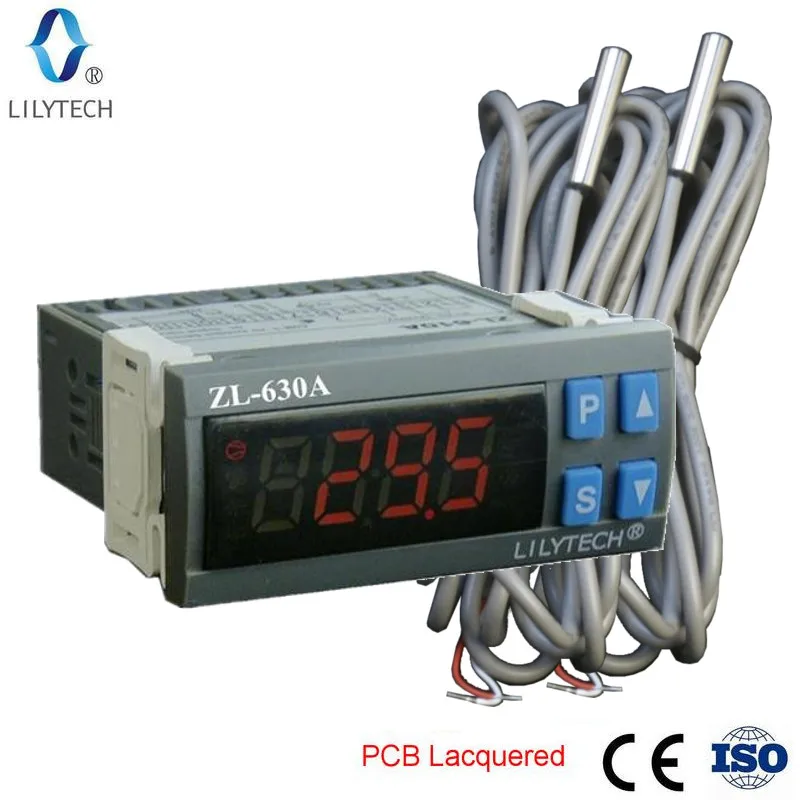 ZL-630A, like ETC-974, STC 9200, STC 9100, Thermostat Temperature, Thermostat for Cold Storage, Temperature controller, Lilytech