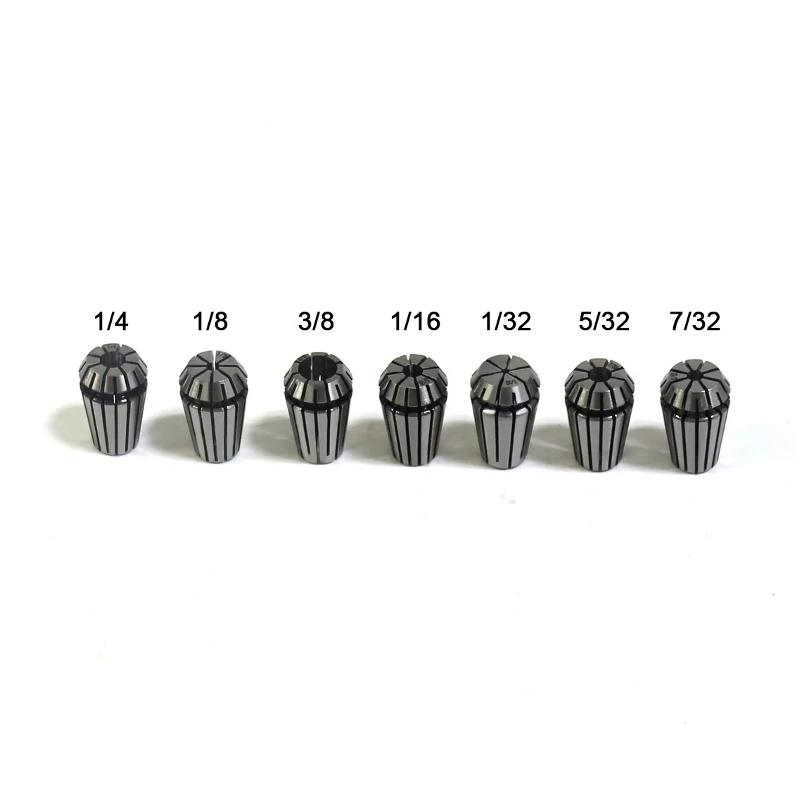 Imperial ER16 ฤดูใบไม้ผลิ COLLET Chucks ชุดความแม่นยำสูงความยืดหยุ่นที่ดี 17 มม.เส้นผ่าศูนย์กลางด้านนอก COLLET สำหรับเครื่องกลึง CNC เครื่องมือ