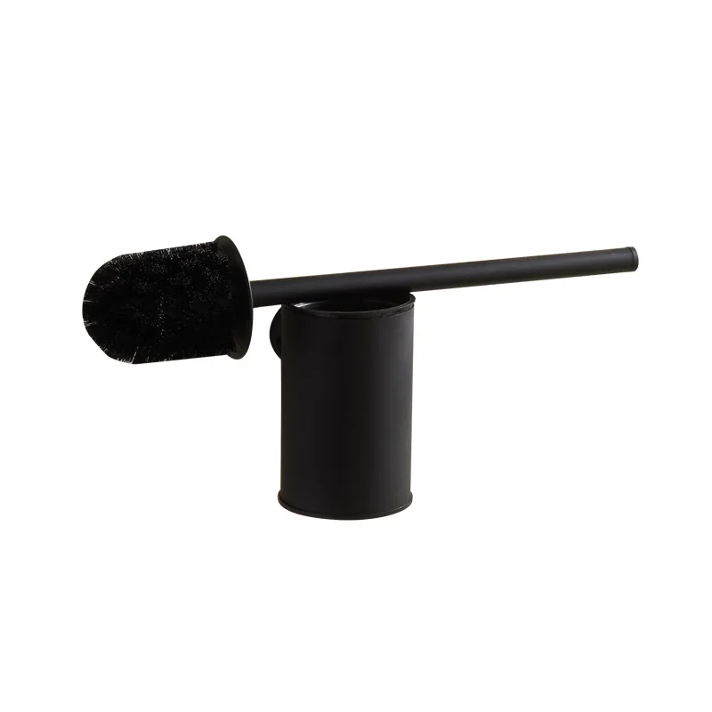 304 Stainless Steel rose gold toilet brush wall mounted matt black toilet brush holder chrome/ORB/golden toilet brush set