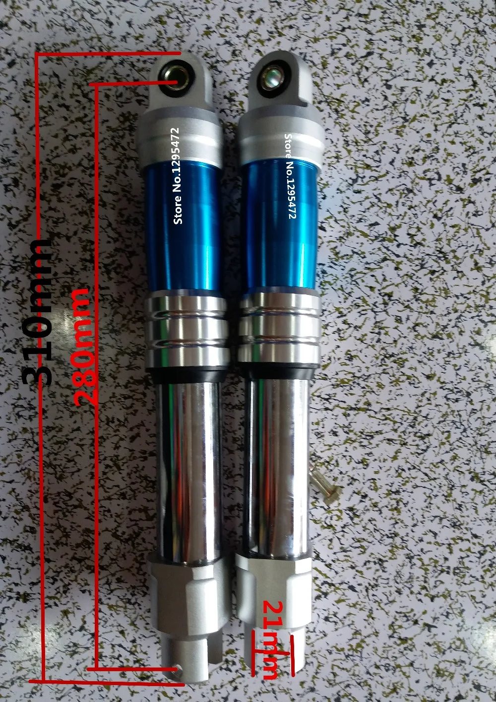 new 280mm  eye to eye  1 Pair  clevis  Rear Shock Absormotorcycle   for Honda Yamaha suzuki kawasaki  Scooter