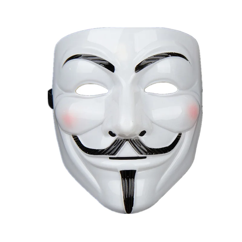 Party Masks V for Vendetta Mask Anonymous Guy Fawkes Fancy Dress Adult Costume Accessory Party Cosplay Masks
