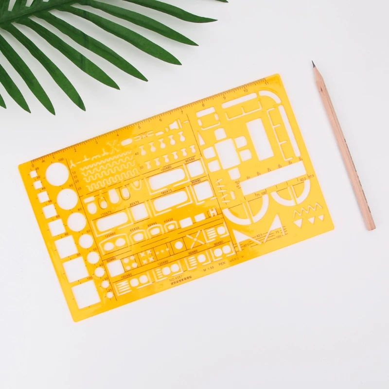 18k 樹脂定規プロユニバーサル家具建設建築家テンプレート定規学校アクセサリー