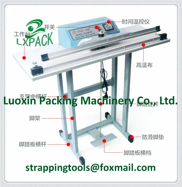 

LX-PACK Hand Portable Heat Sealers Impulse Heat Sealers for continuous sealing plastic films polyethylene and polypropylene