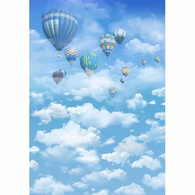 Фон для фотосъемки Allenjoy с воздушным шаром и голубым небом
