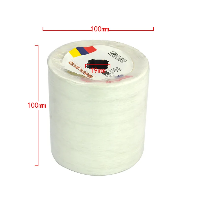 

100*100*19mm White cloth round Drum Wool Striping Wheel Stainless Steel Aluminium Polishing Scratch Repairing