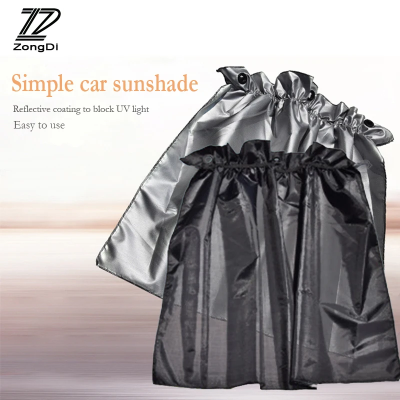 

ZD Car side window curtain Sunshade with sucker For Hyundai i30 solaris Mini cooper Jeep renegade wrangler Lifan x60 accessories