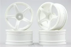 4pcs 1/10 Touring&Drift  Wheel Rim W5S3NW(Material White) 6mm offset  fits for 1:10 Touring&Drift Car 1/10 Rim 10376