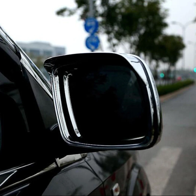 

ABS Chrome car styling Rearview Mirror Sun Rain Guard Shield cover trim fit for dodge journey fiat freemont 2013/14/15/16