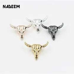 NADEEM New Fashion Designer 4 Colors Jewelry Making Accessories Metal Gold Color Goat Charm Beads For Jewelry Making Supplies