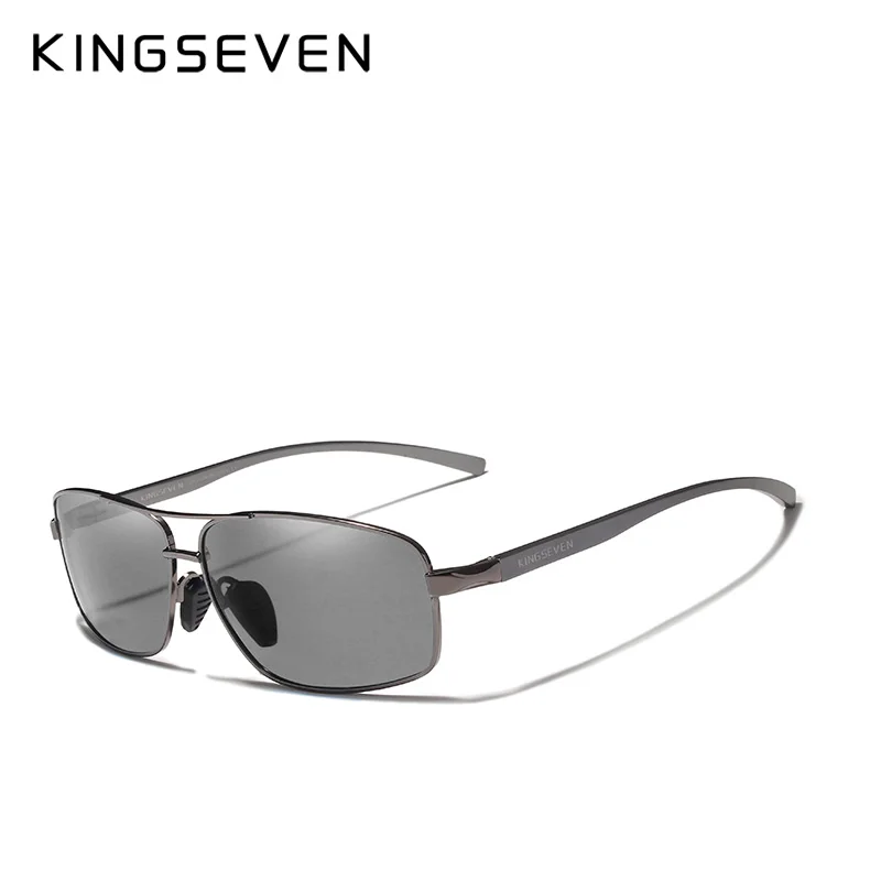 KINGSEVEN New Photochromic Sunglasses Men Polarized Chameleon Glasses Male Sun Glasses Day Night Vision Driving Eyewear N7088