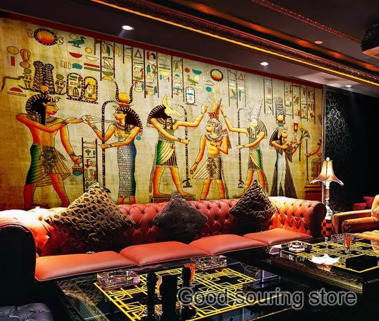 

acient Egypt photo wallpaper for dining room coffee shop restraurant