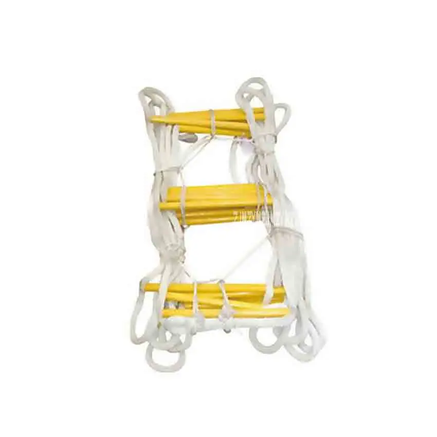 Escada atualizada 5m, resistente ao desgaste, antiderrapante, corda de inspeção de incêndio, 18-20mm (1-2 ° chão)