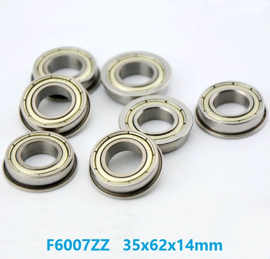 

5pcs/10pcs F6007ZZ F6007 ZZ F6007Z F6007-ZZ 35x62x14 mm flanged Ball Bearing shielded deep groove 35*62*14mm