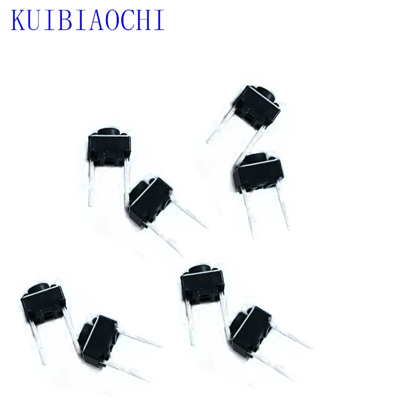 100pcs/lot Tactile Push Button Switch 6x6x5mm 6*6*5 mm 2p Micro Switch Key Switch Tactile Push Button Switches 6x6x5 mm