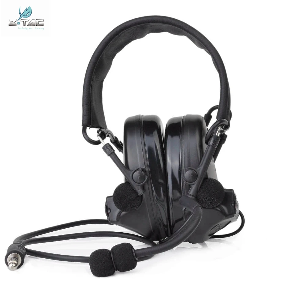 

Z Tactical Comtac II Headset Black Softair Noise Reduction Headphone Airsoft Paintball Hunting Earphone Z041