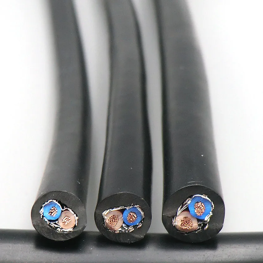 Shielded Wire Sheath Cable 2, 3, 4 Core 0.75mm² with Pure Oxygen Free Copper Double Shield Signal Control Wire RVVP