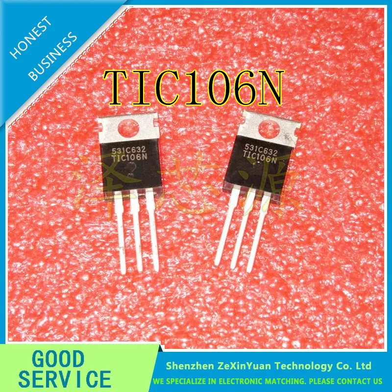 10 قطعة/الوحدة TIC106N TIC106 إلى-220 جديد
