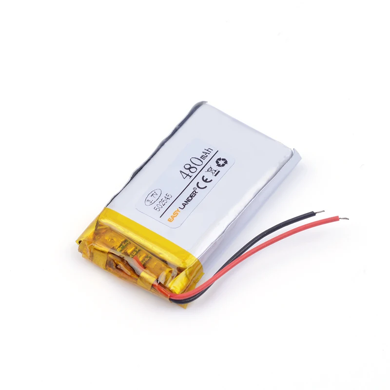 3.7V 502545 480mAh Rechargeable Lithium Li-ion Polymer Battery for MP3 toy