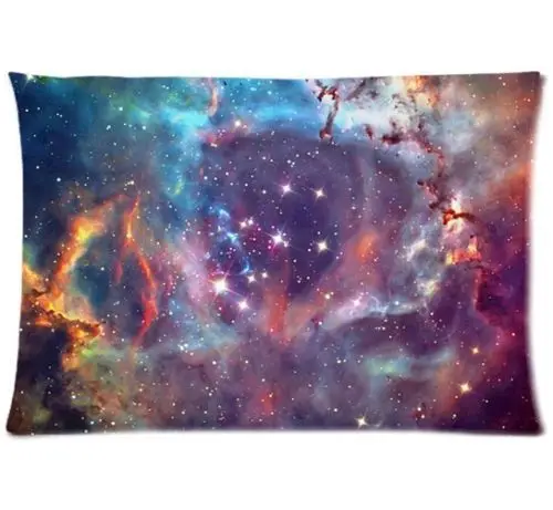 

New Nebula Galaxy Pillowcase Custom Rectangle Pillow Case Cover Decorative Pillowcases Pillowcase Zippered 20"x30" two sides